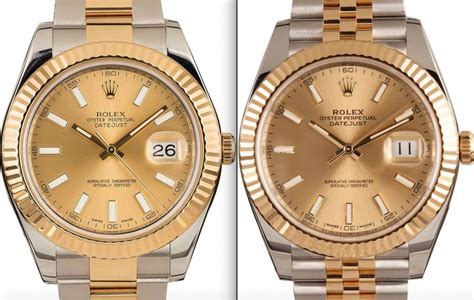 rolex datejust vs datejust ii